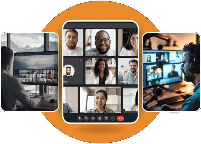 Video chamadas em loop